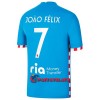 Virallinen Fanipaita Atlético Madrid Joao Felix 7 Kolmas Pelipaita 2021-22 - Miesten